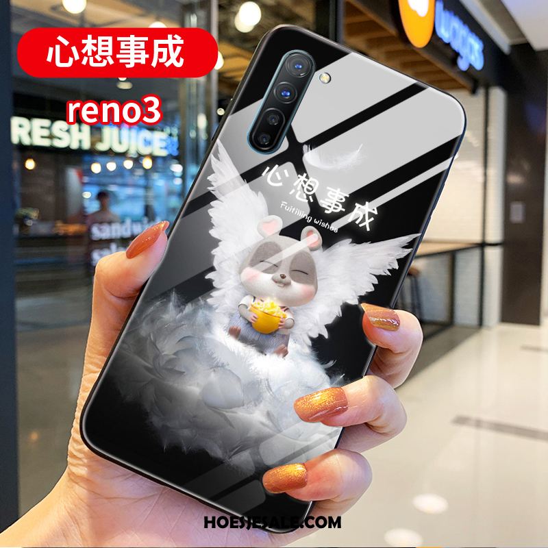 Oppo Reno 3 Hoesje Hoes Bescherming Glas Dun Anti-fall Aanbiedingen