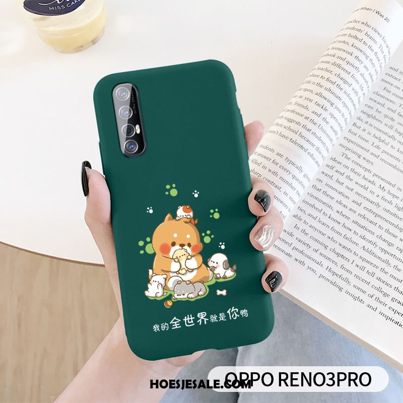 Oppo Reno 3 Pro Hoesje Anti-fall Groen Net Red Eend Lovers Kopen