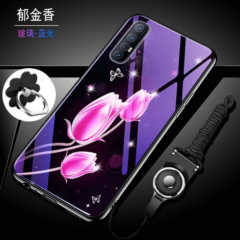 Oppo Reno 3 Pro Hoesje Anti-fall Hard Hoes Glas Bescherming Online