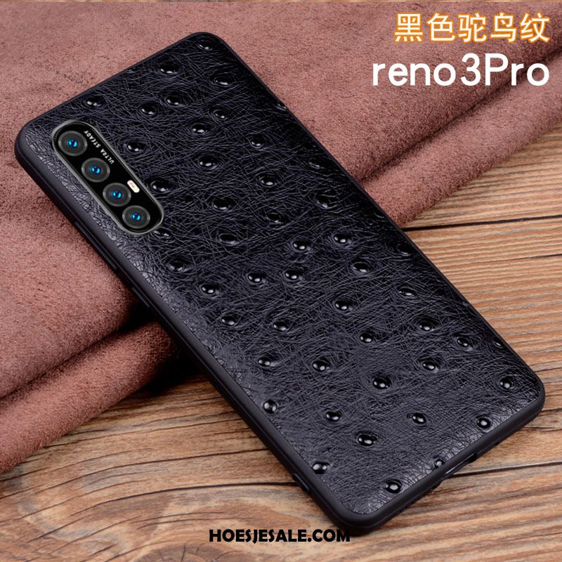 Oppo Reno 3 Pro Hoesje Echt Leer Lichte En Dun Bescherming Folio Hoes Kopen
