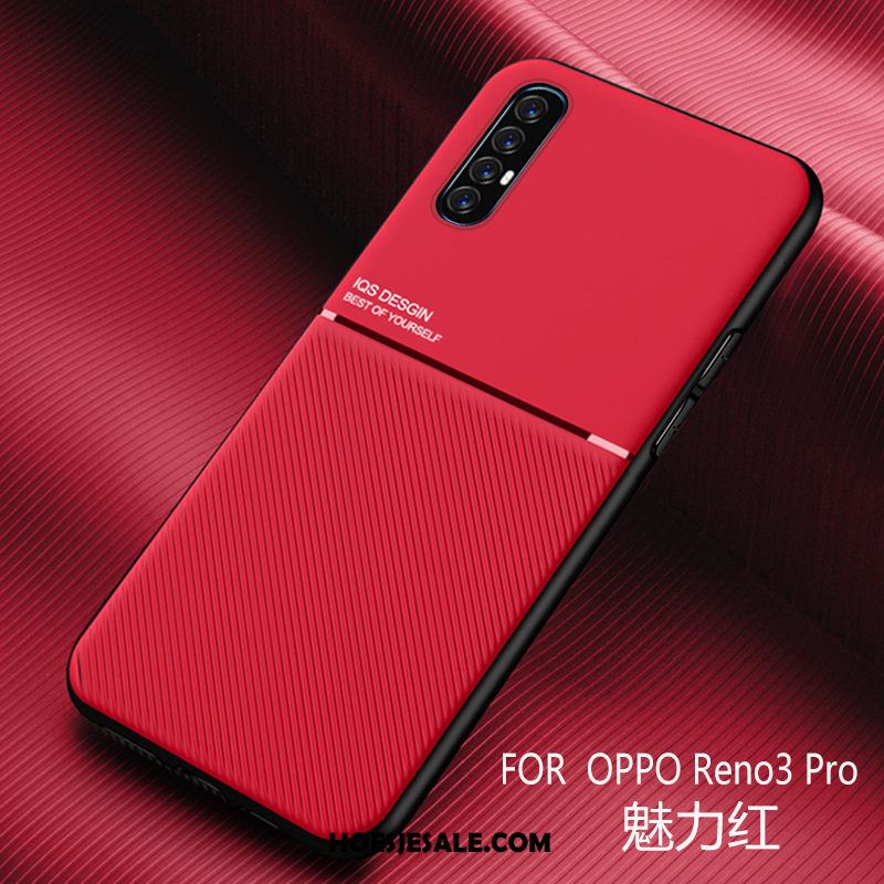 Oppo Reno 3 Pro Hoesje Eenvoudige Patroon Mobiele Telefoon Schrobben Accessoires Kopen