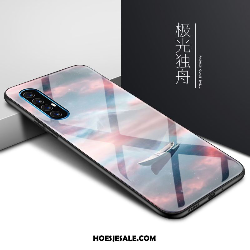 Oppo Reno 3 Pro Hoesje Glas Anti-fall Persoonlijk Mobiele Telefoon Hoes Sale