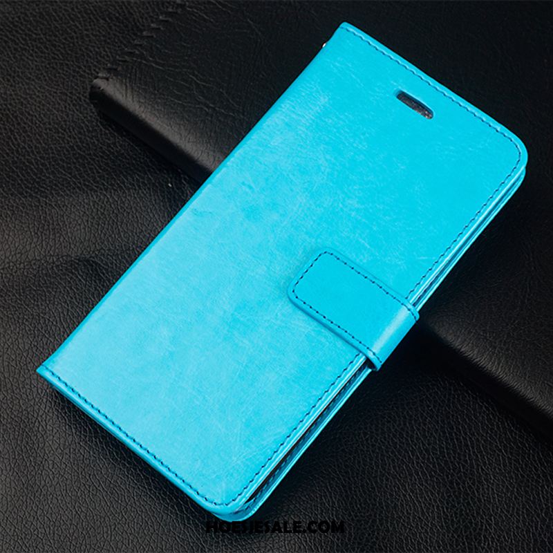 Oppo Reno 3 Pro Hoesje Leren Etui Bescherming Clamshell All Inclusive Blauw Kopen