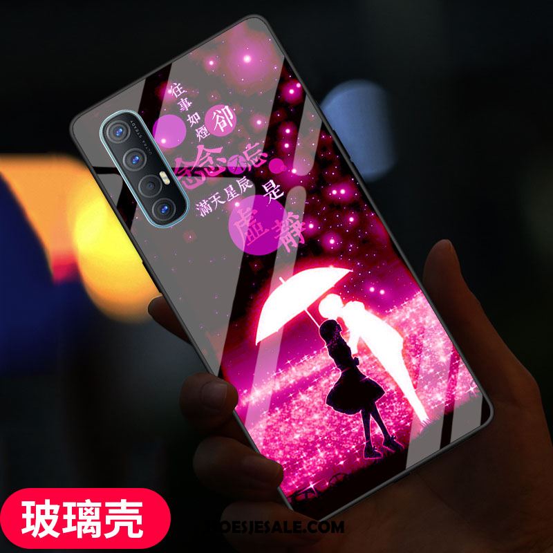 Oppo Reno 3 Pro Hoesje Roze All Inclusive Mobiele Telefoon Anti-fall Pas Kopen