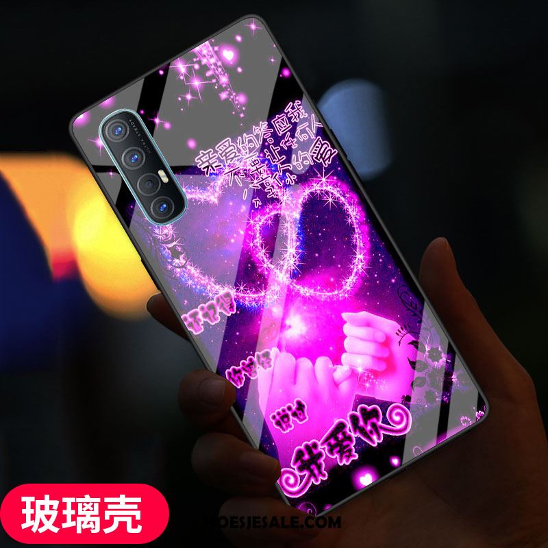 Oppo Reno 3 Pro Hoesje Roze All Inclusive Mobiele Telefoon Anti-fall Pas Kopen