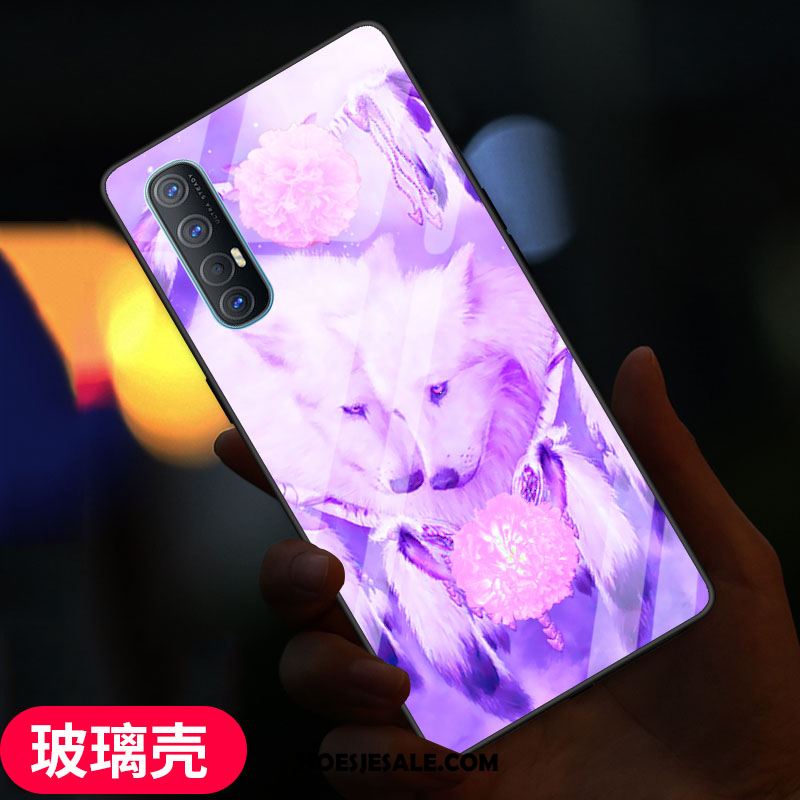 Oppo Reno 3 Pro Hoesje Roze All Inclusive Mobiele Telefoon Anti-fall Pas Kopen