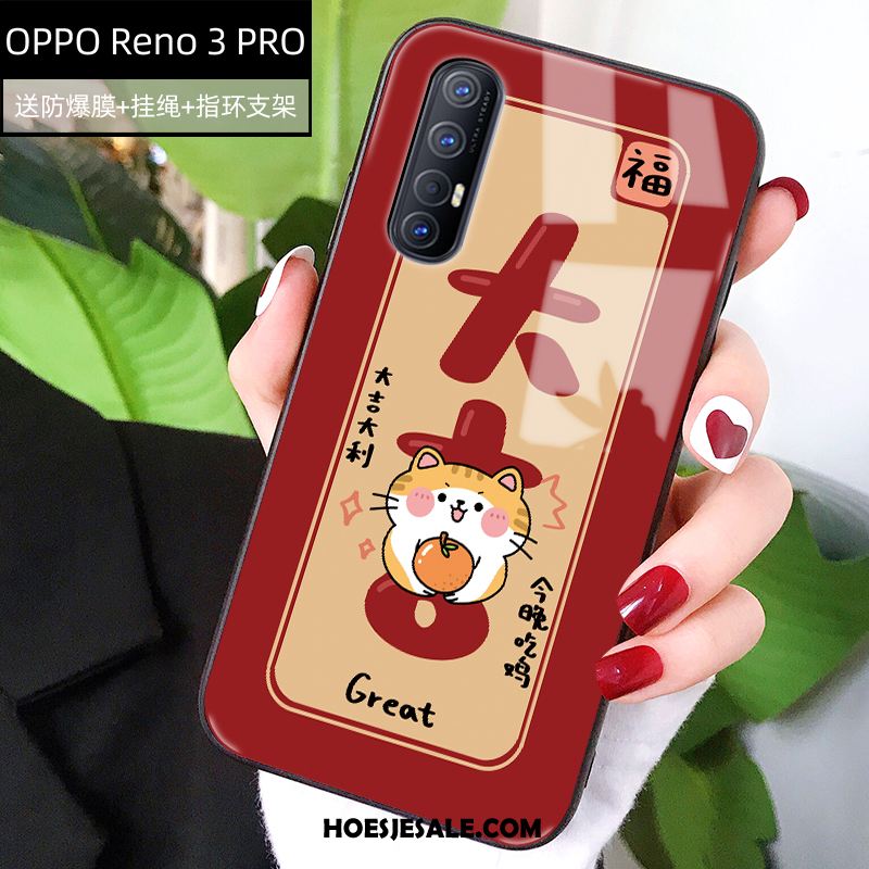 Oppo Reno 3 Pro Hoesje Siliconen Spotprent All Inclusive Hoes Trend Online