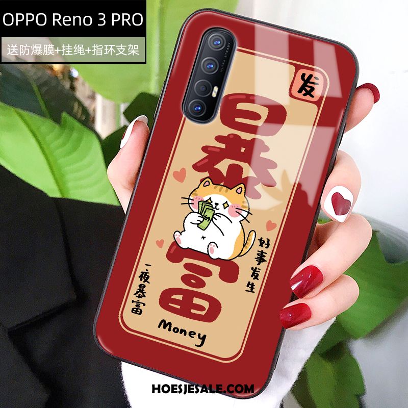 Oppo Reno 3 Pro Hoesje Siliconen Spotprent All Inclusive Hoes Trend Online