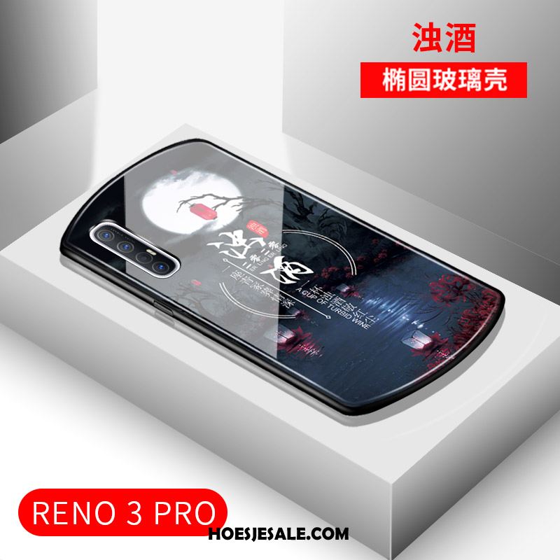 Oppo Reno 3 Pro Hoesje Spiegel Mobiele Telefoon Boog High End Anti-fall Kopen