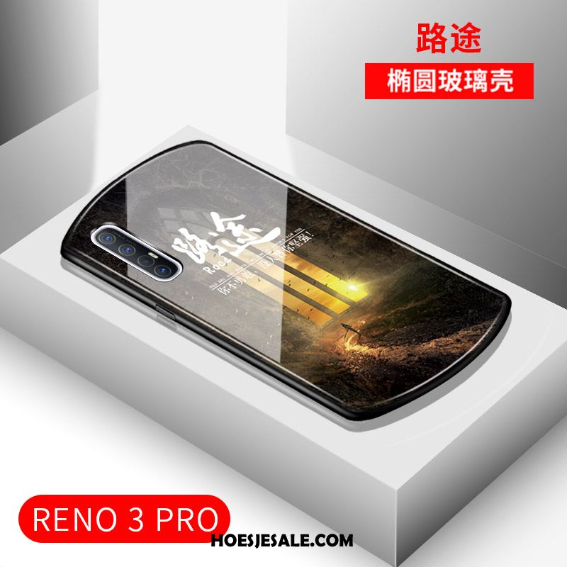 Oppo Reno 3 Pro Hoesje Spiegel Mobiele Telefoon Boog High End Anti-fall Kopen
