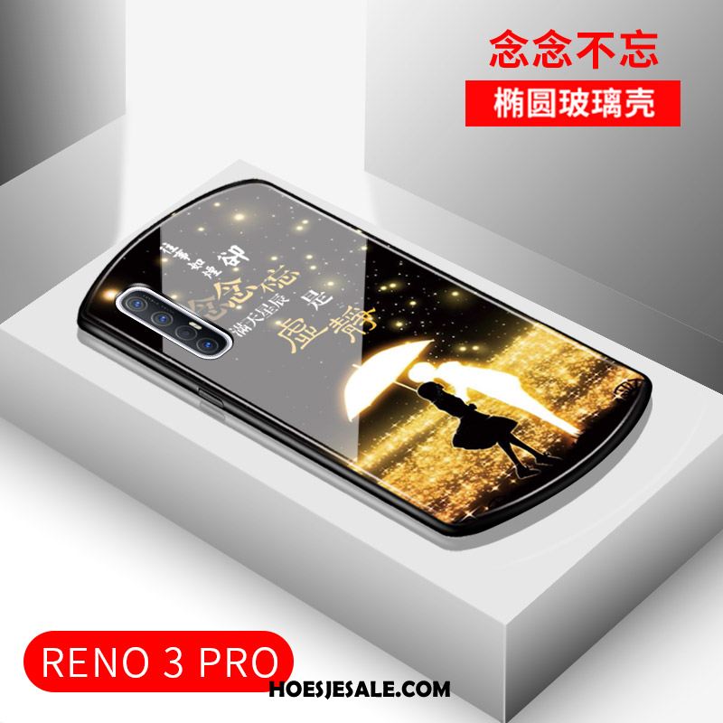 Oppo Reno 3 Pro Hoesje Spiegel Mobiele Telefoon Boog High End Anti-fall Kopen