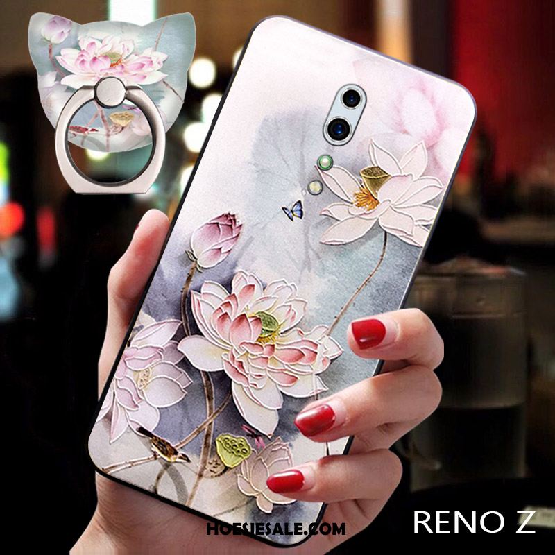 Oppo Reno Z Hoesje All Inclusive Prunus Anti-fall Maand Trendy Merk Kopen