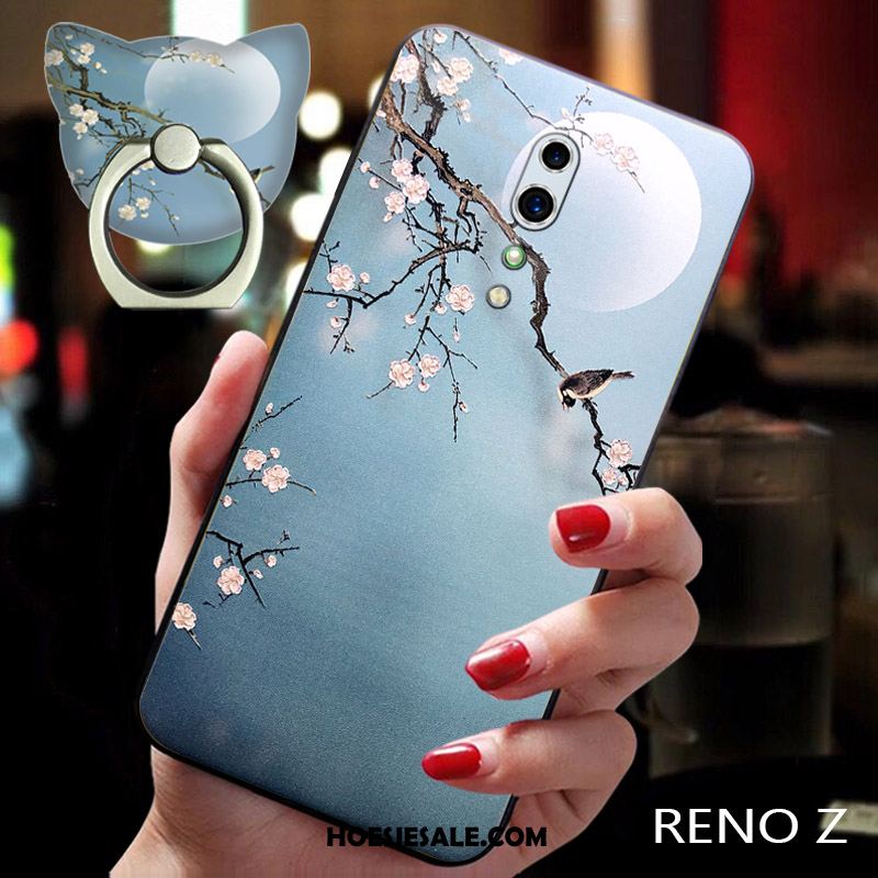 Oppo Reno Z Hoesje All Inclusive Prunus Anti-fall Maand Trendy Merk Kopen