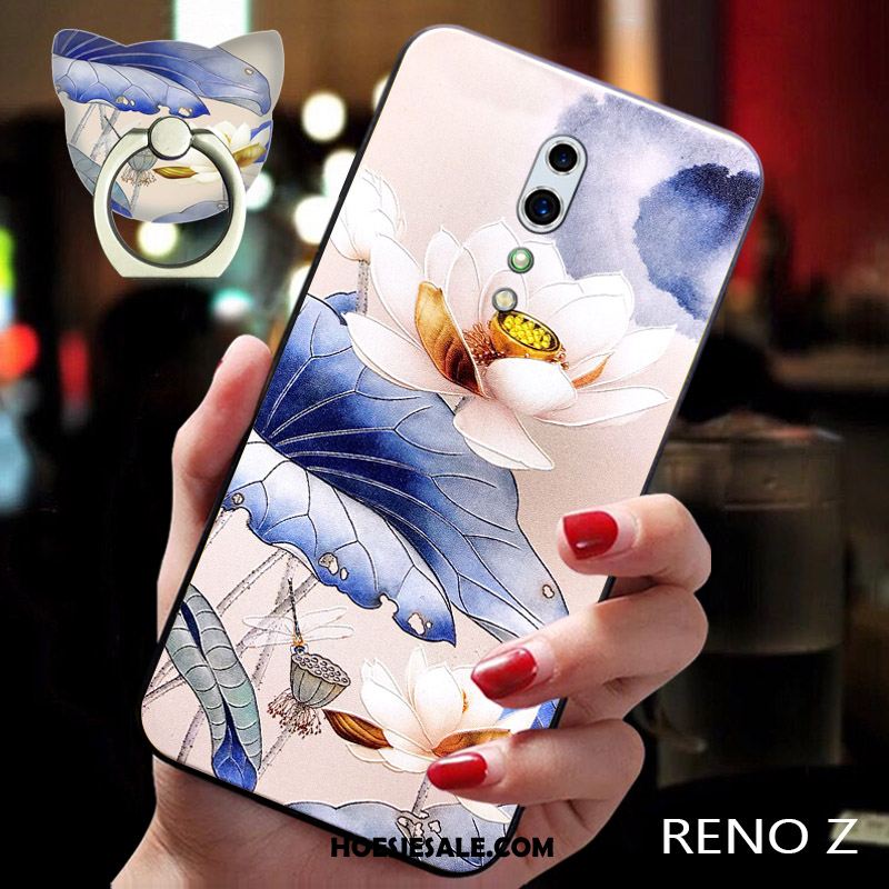 Oppo Reno Z Hoesje All Inclusive Prunus Anti-fall Maand Trendy Merk Kopen