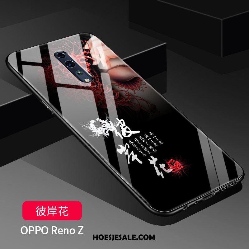 Oppo Reno Z Hoesje Bescherming Skärmskydd Spiegel Sterrenhemel Hoes Goedkoop