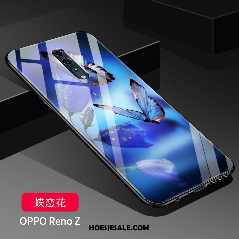 Oppo Reno Z Hoesje Bescherming Skärmskydd Spiegel Sterrenhemel Hoes Goedkoop