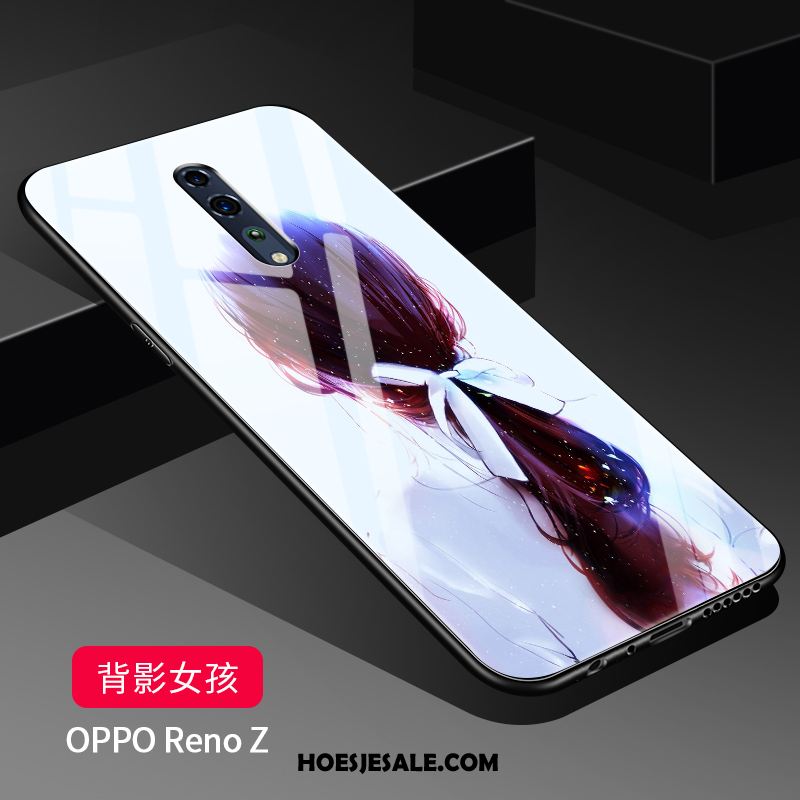 Oppo Reno Z Hoesje Bescherming Skärmskydd Spiegel Sterrenhemel Hoes Goedkoop