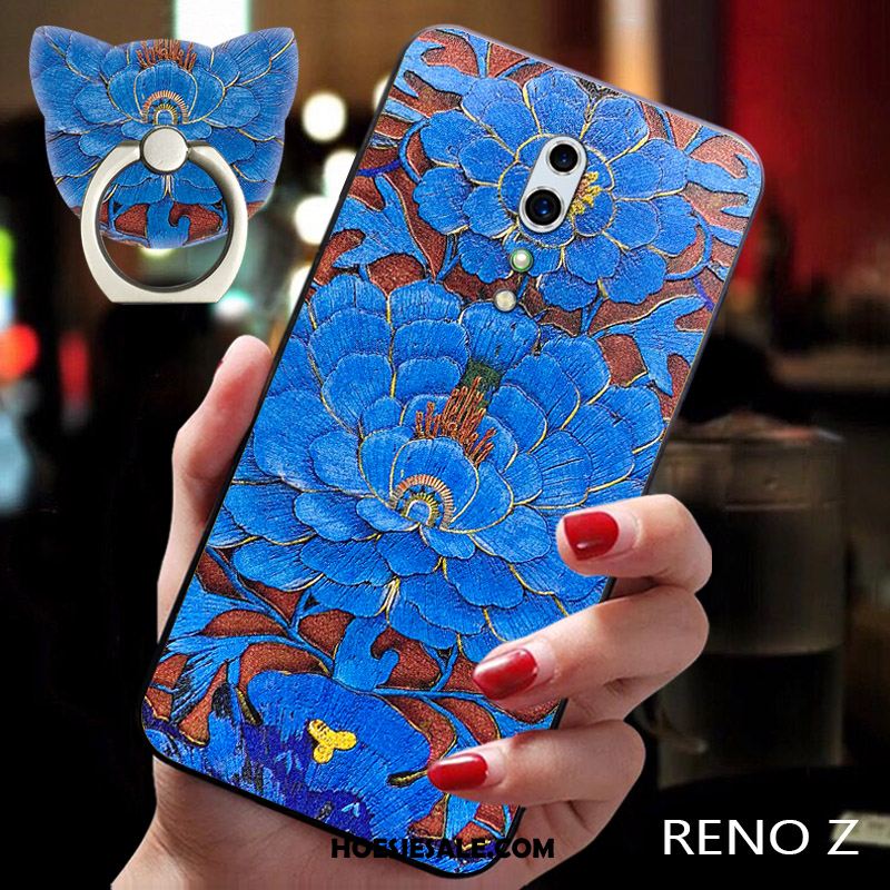 Oppo Reno Z Hoesje Persoonlijk Nieuw Net Red Dun Trendy Merk Goedkoop