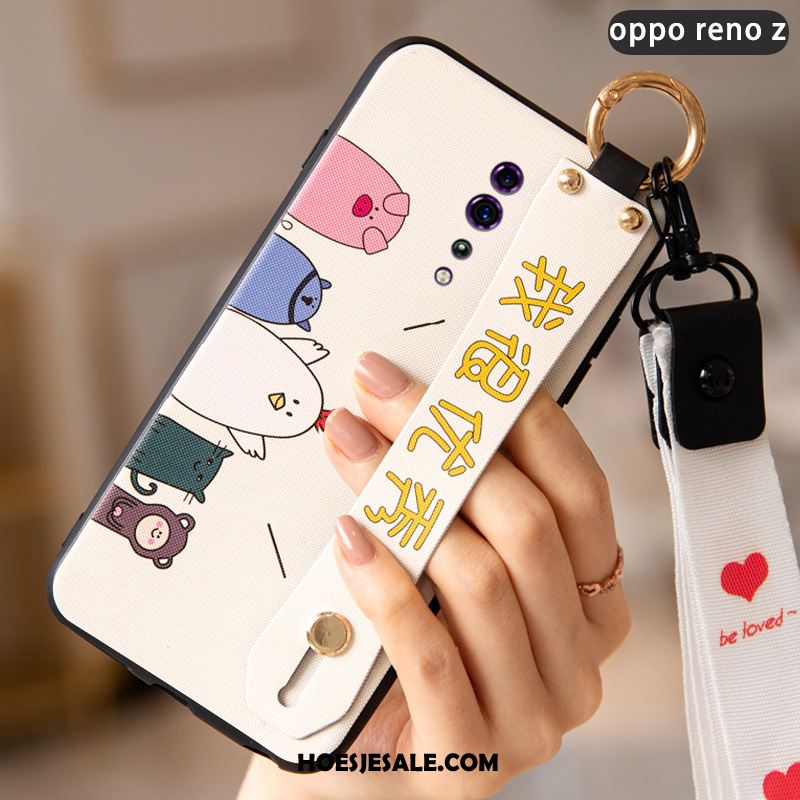 Oppo Reno Z Hoesje Scheppend Hart Anti-fall Bescherming Kort Winkel