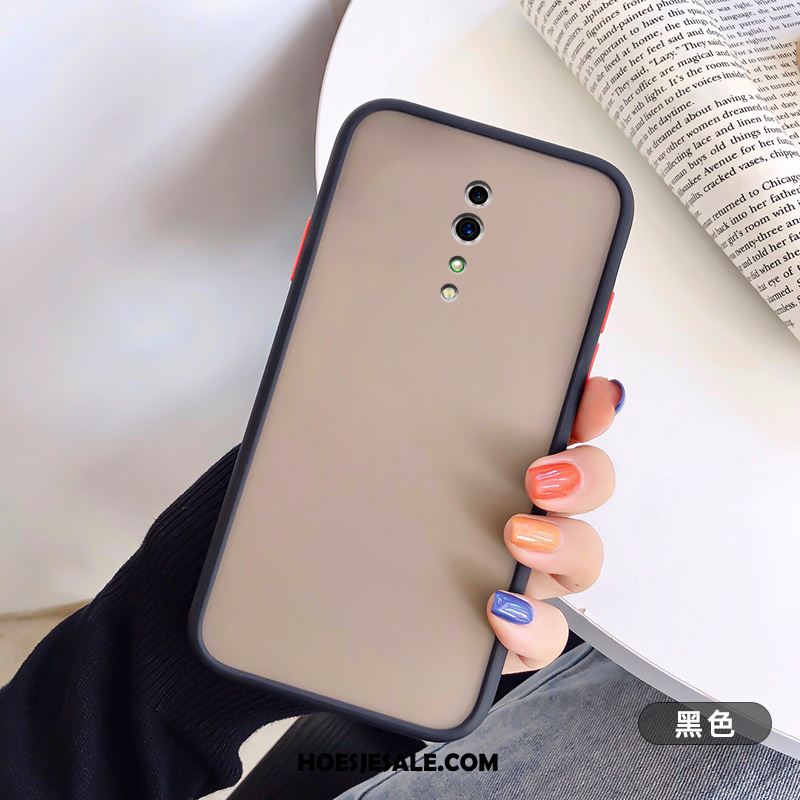 Oppo Reno Z Hoesje Zwart Trend Anti-fall Hoes Scheppend Online