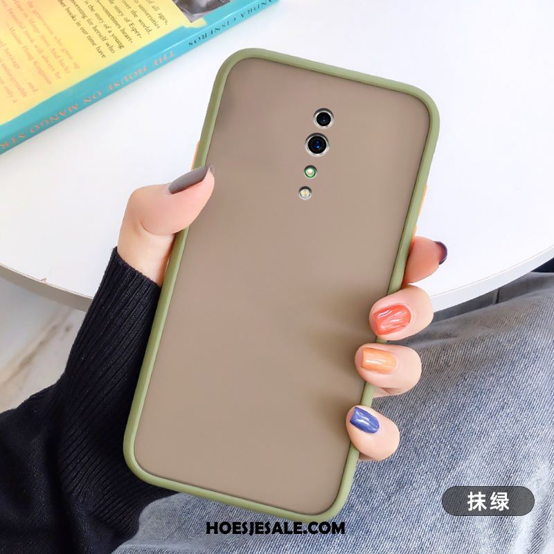 Oppo Reno Z Hoesje Zwart Trend Anti-fall Hoes Scheppend Online