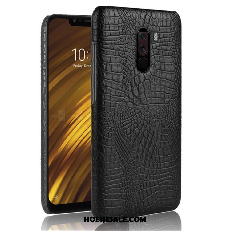 Pocophone F1 Hoesje Bescherming Hard Mobiele Telefoon Mini Krokodillenleer Sale