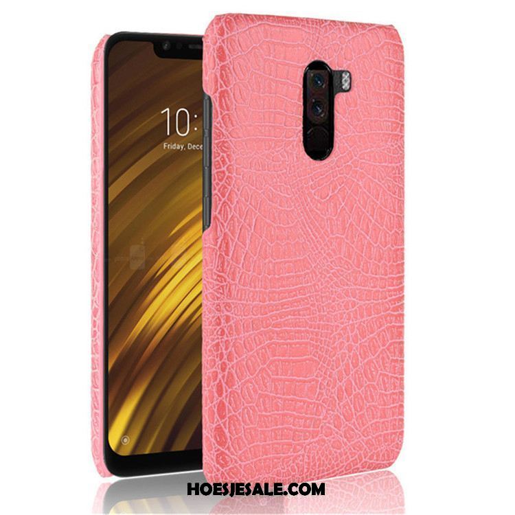 Pocophone F1 Hoesje Bescherming Hard Mobiele Telefoon Mini Krokodillenleer Sale