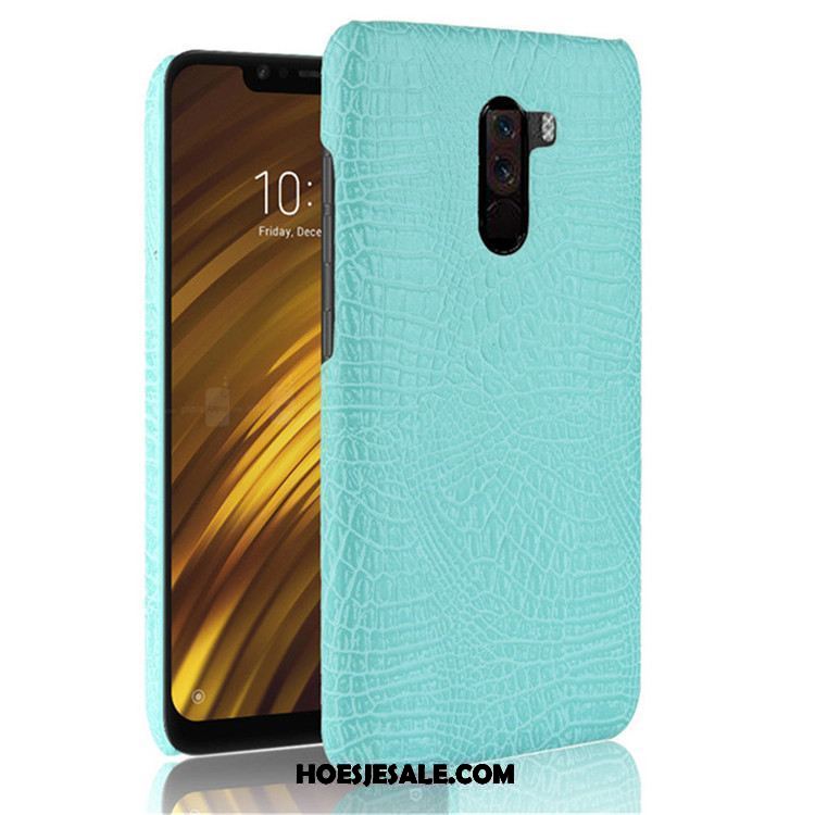 Pocophone F1 Hoesje Bescherming Hard Mobiele Telefoon Mini Krokodillenleer Sale