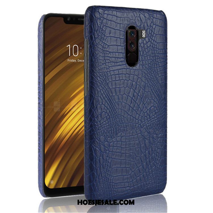 Pocophone F1 Hoesje Bescherming Hard Mobiele Telefoon Mini Krokodillenleer Sale