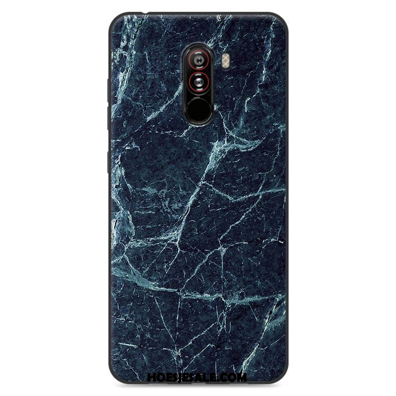 Pocophone F1 Hoesje Mobiele Telefoon All Inclusive Houtnerf Hoes Anti-fall Online