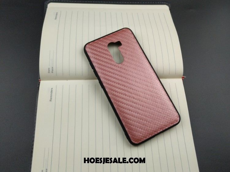 Pocophone F1 Hoesje Mode Mini All Inclusive Leer Rood Goedkoop