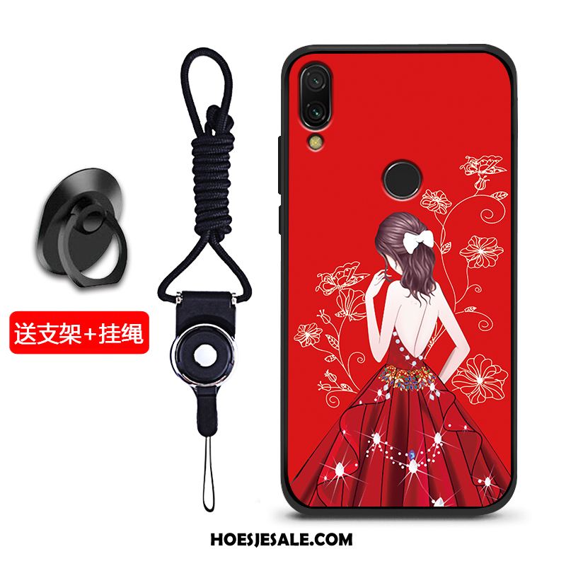 Redmi 7 Hoesje Anti-fall Schrobben Net Red Mini Roze Online