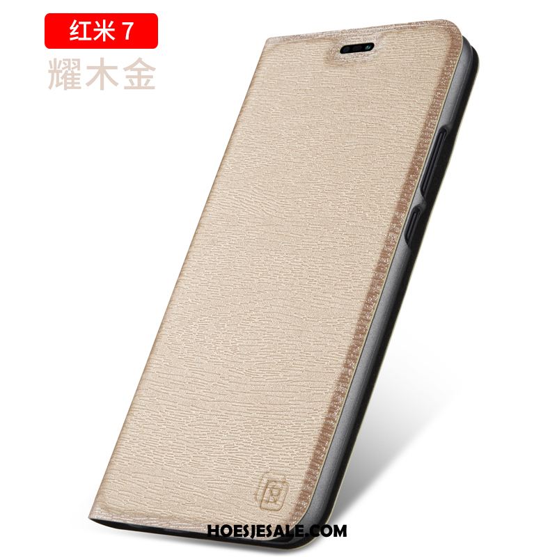 Redmi 7 Hoesje Clamshell Mini Leren Etui Mobiele Telefoon Trend Sale