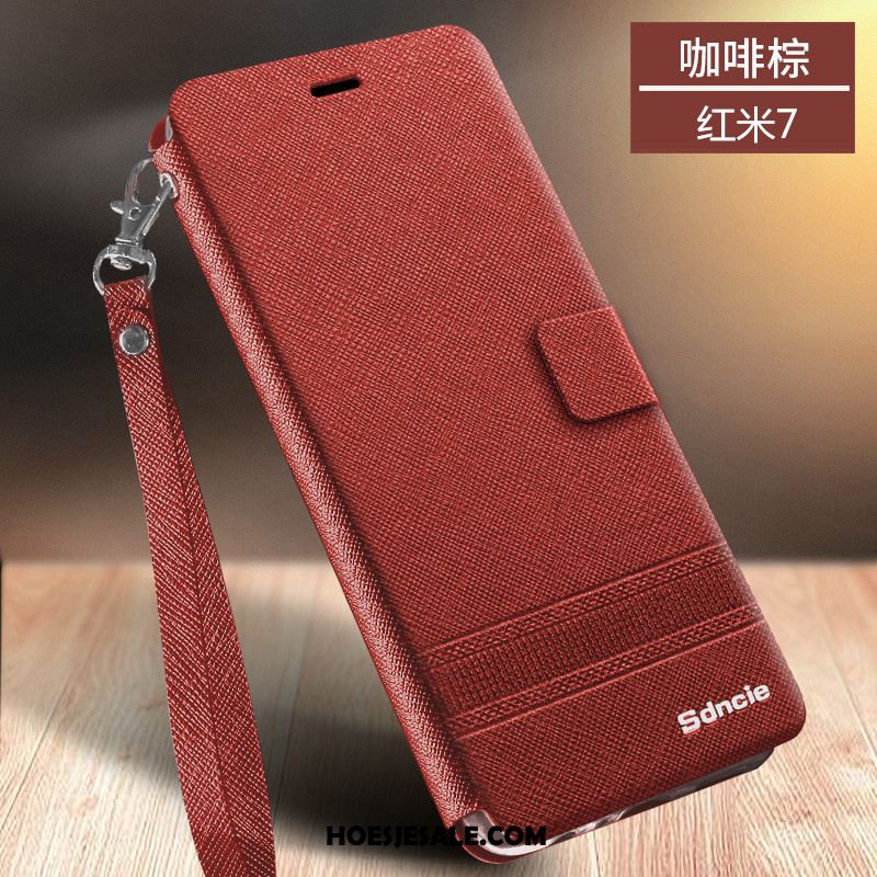 Redmi 7 Hoesje Rood Bescherming All Inclusive Siliconen Zacht Goedkoop