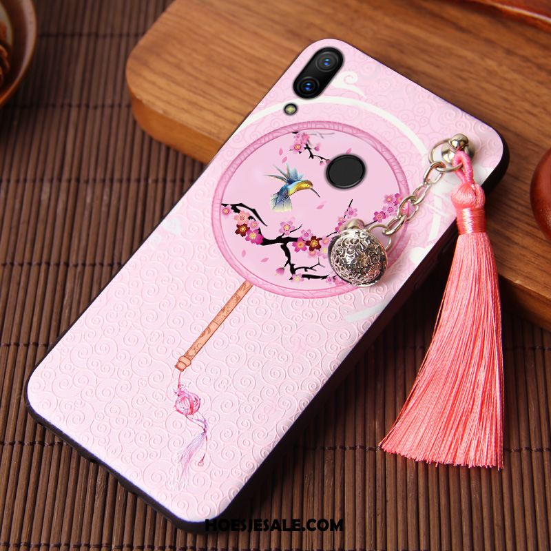 Redmi 7 Hoesje Roze Chinese Stijl Siliconen Trendy Merk Kwasten Aanbiedingen