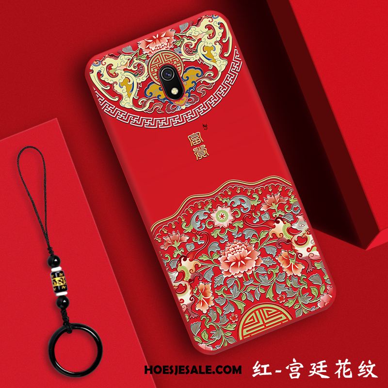 Redmi 8a Hoesje Scheppend Siliconen Mobiele Telefoon Hanger All Inclusive Goedkoop