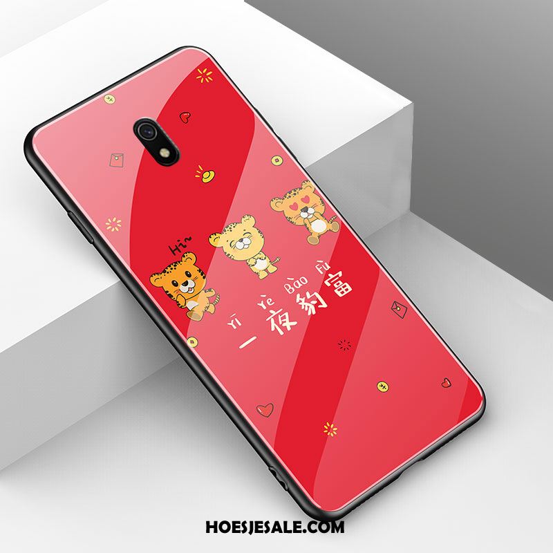 Redmi 8a Hoesje Wit Glas Bescherming Eenvoudige Nieuw Goedkoop