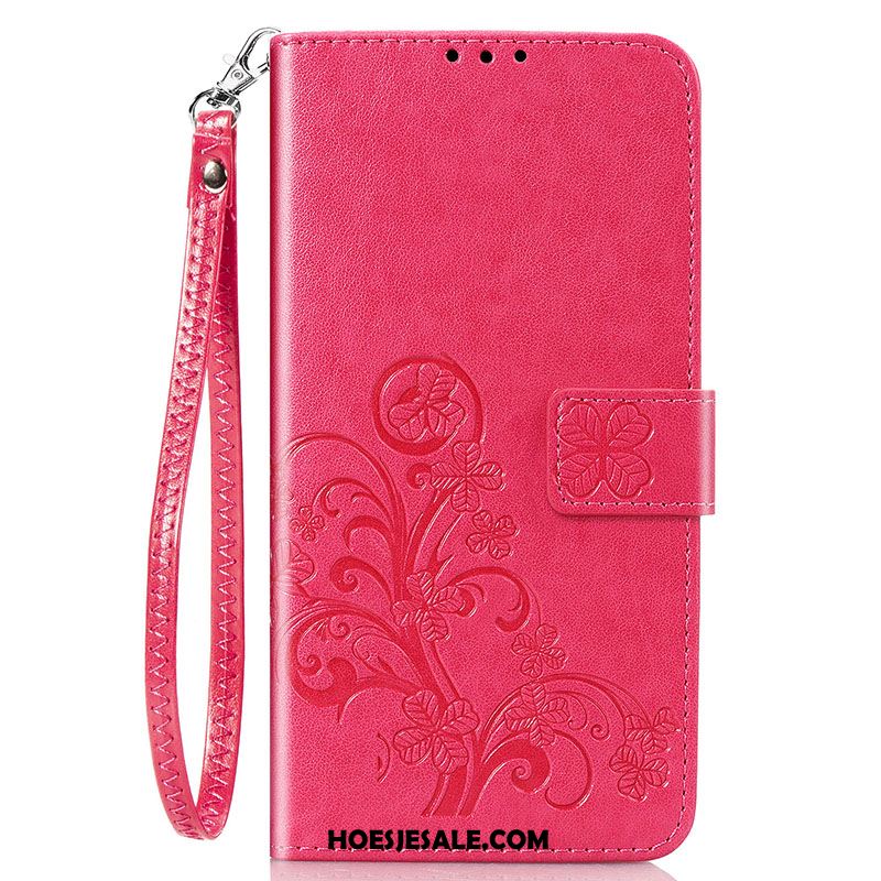 Redmi 9 Hoesje All Inclusive Hanger Folio Anti-fall Rood Kopen