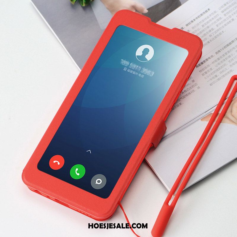 Redmi 9 Hoesje Clamshell Leren Etui Anti-fall Mini Mobiele Telefoon Goedkoop