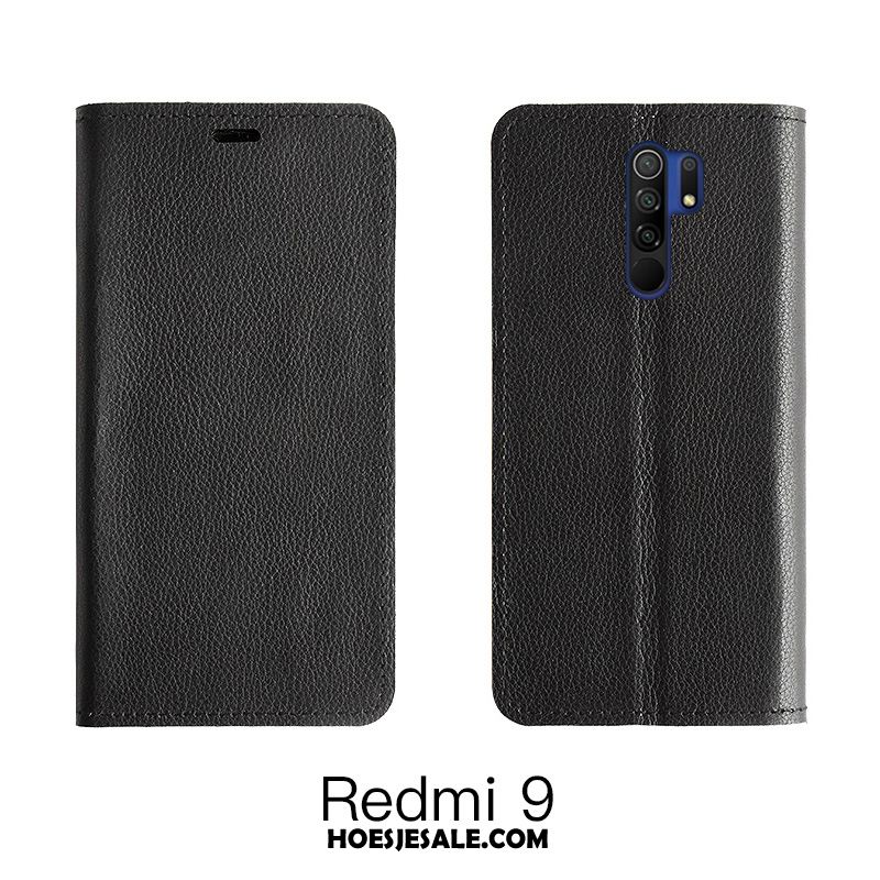 Redmi 9 Hoesje Folio Oranje Kaart Koe All Inclusive Winkel