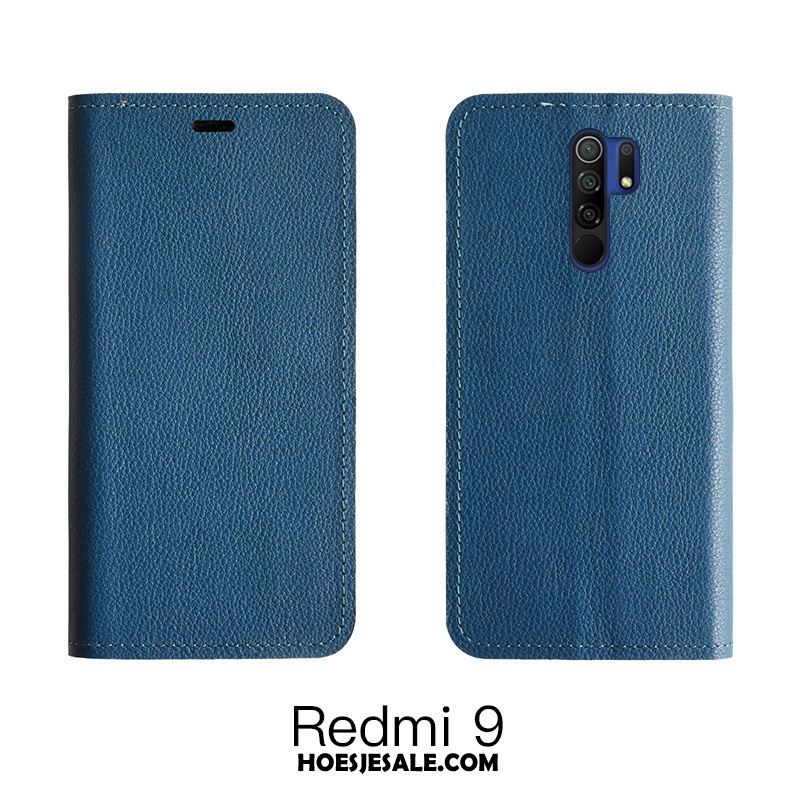 Redmi 9 Hoesje Folio Oranje Kaart Koe All Inclusive Winkel