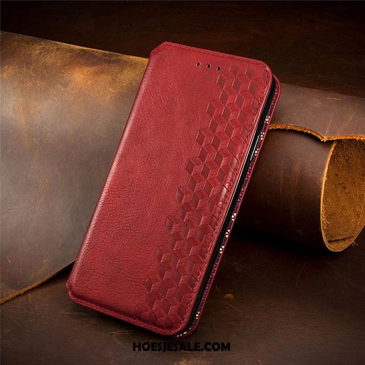 Redmi 9 Hoesje Mobiele Telefoon All Inclusive Leren Etui Anti-fall Folio Goedkoop