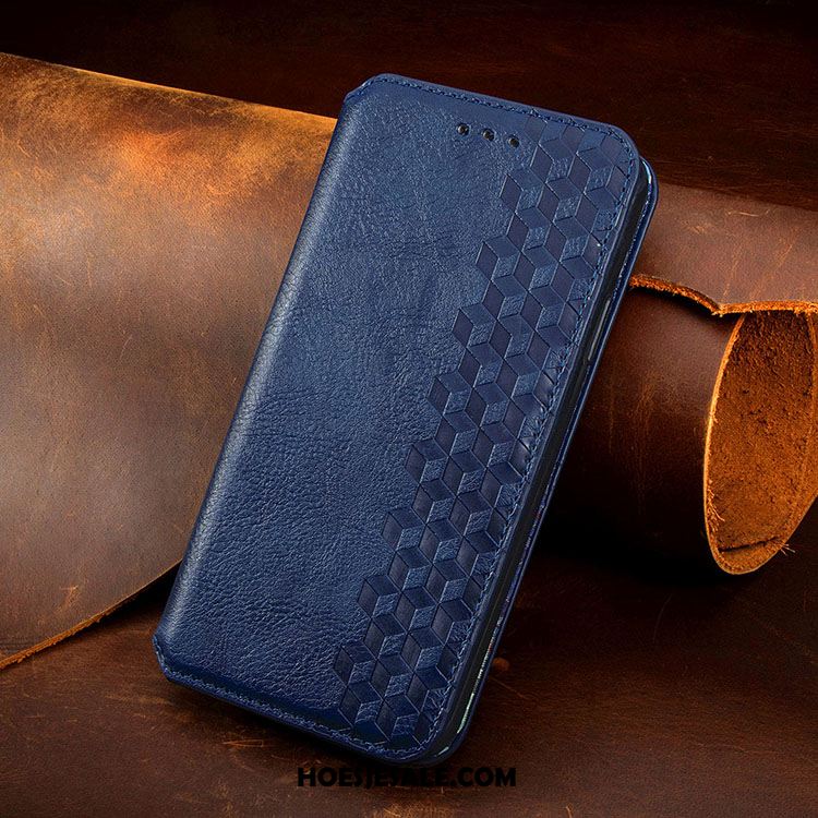 Redmi 9 Hoesje Mobiele Telefoon All Inclusive Leren Etui Anti-fall Folio Goedkoop