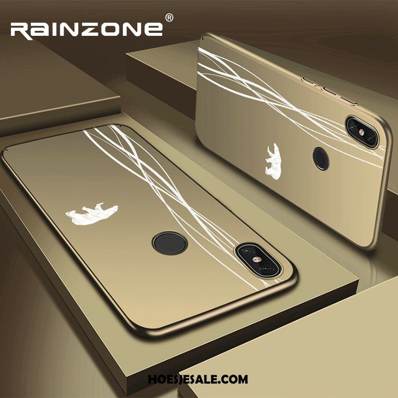 Redmi Note 6 Pro Hoesje Bescherming Net Red Hard Mobiele Telefoon Schrobben Sale