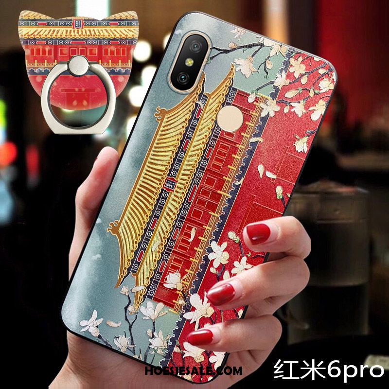 Redmi Note 6 Pro Hoesje Paleis Rood Persoonlijk Net Red Original Goedkoop