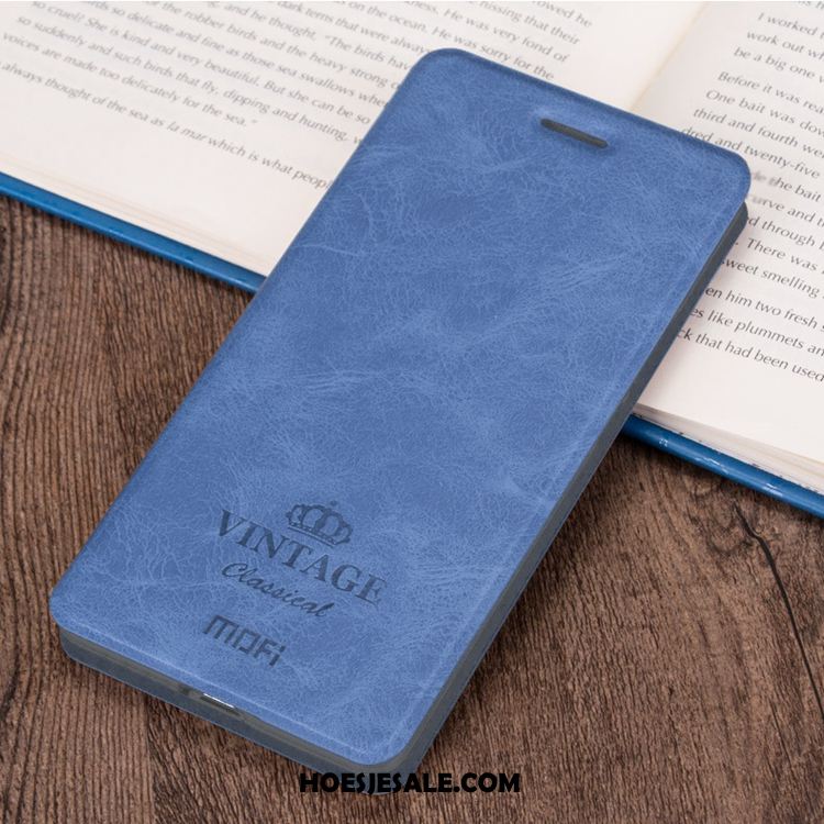 Redmi Note 6 Pro Hoesje Rood Echt Leer Anti-fall Mobiele Telefoon Wit Sale