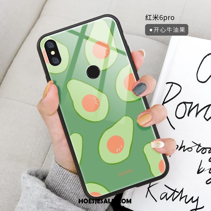 Redmi Note 6 Pro Hoesje Siliconen Mini Spotprent Wit Hoes Kopen