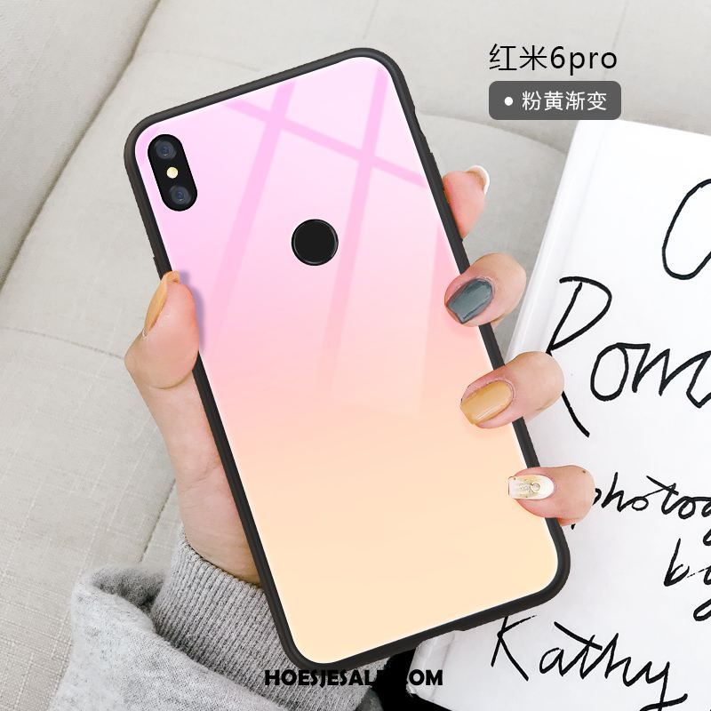 Redmi Note 6 Pro Hoesje Wind Mini Licht Hemming Glas Korting