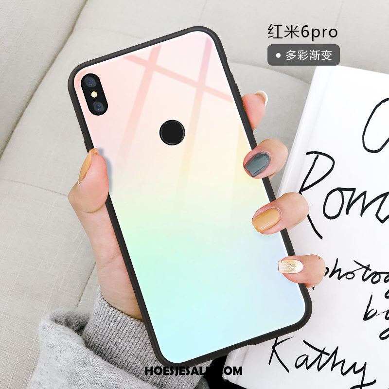 Redmi Note 6 Pro Hoesje Wind Mini Licht Hemming Glas Korting