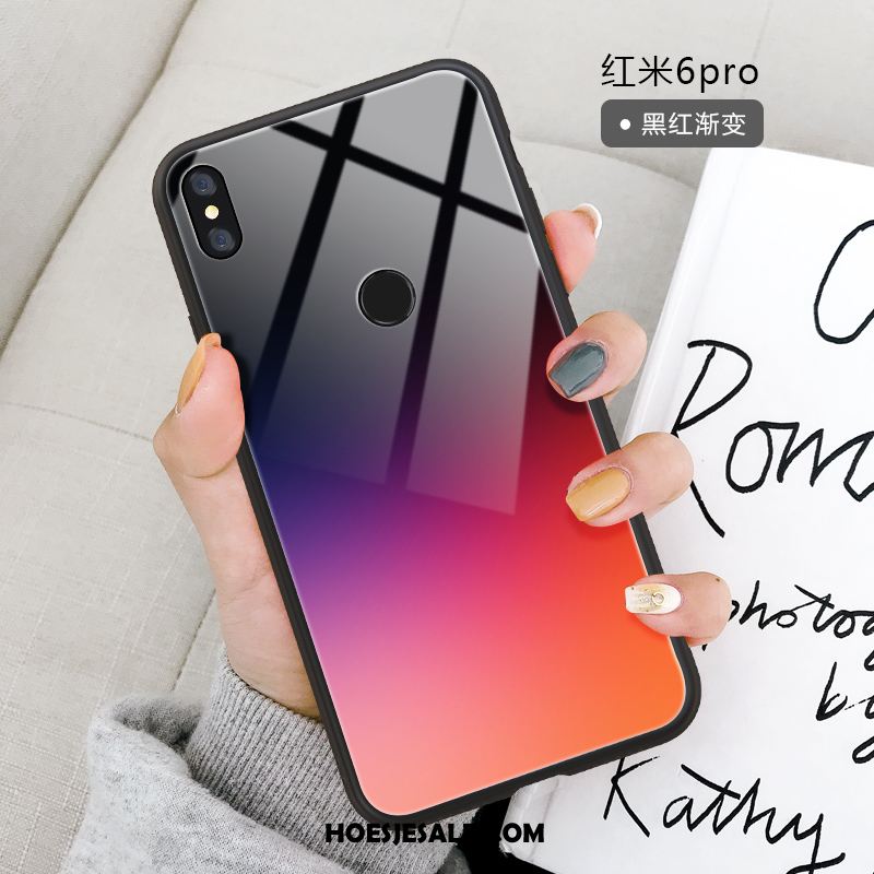 Redmi Note 6 Pro Hoesje Wind Mini Licht Hemming Glas Korting